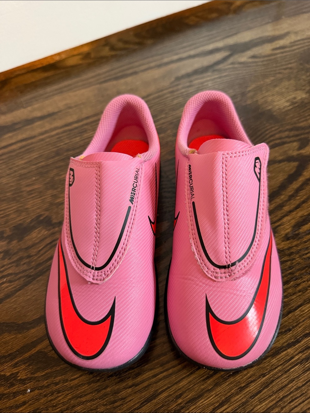 Nike Kids Pink Slip-On Soccer